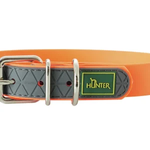 Sale HUNTER Halsband Convenience 2,5 cm 53-61 neonorange